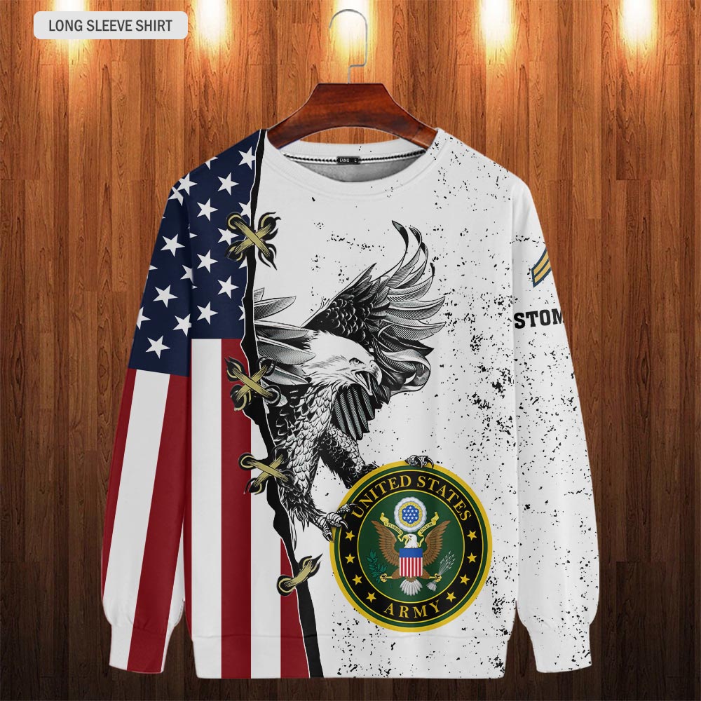 Customized U.S. Army 3D Shirts #7584 – Sweatshirt – Medalmerch