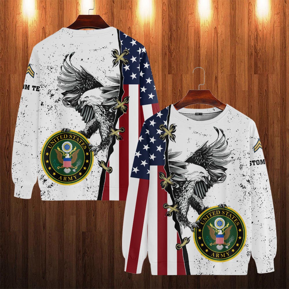 Customized U.S. Army 3D Shirts #7584 – Sweatshirt – Medalmerch