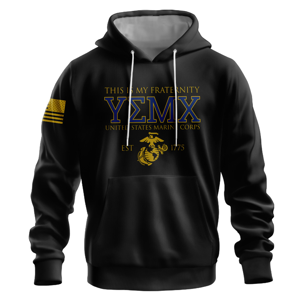 Customized U.S.M.C. THIS IS MY UNIVERSITY MCRD PARRIS ISLAND - Hoodie ...